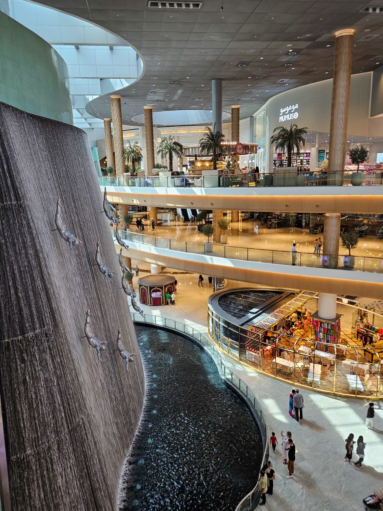 Dubai Mall Waterfall