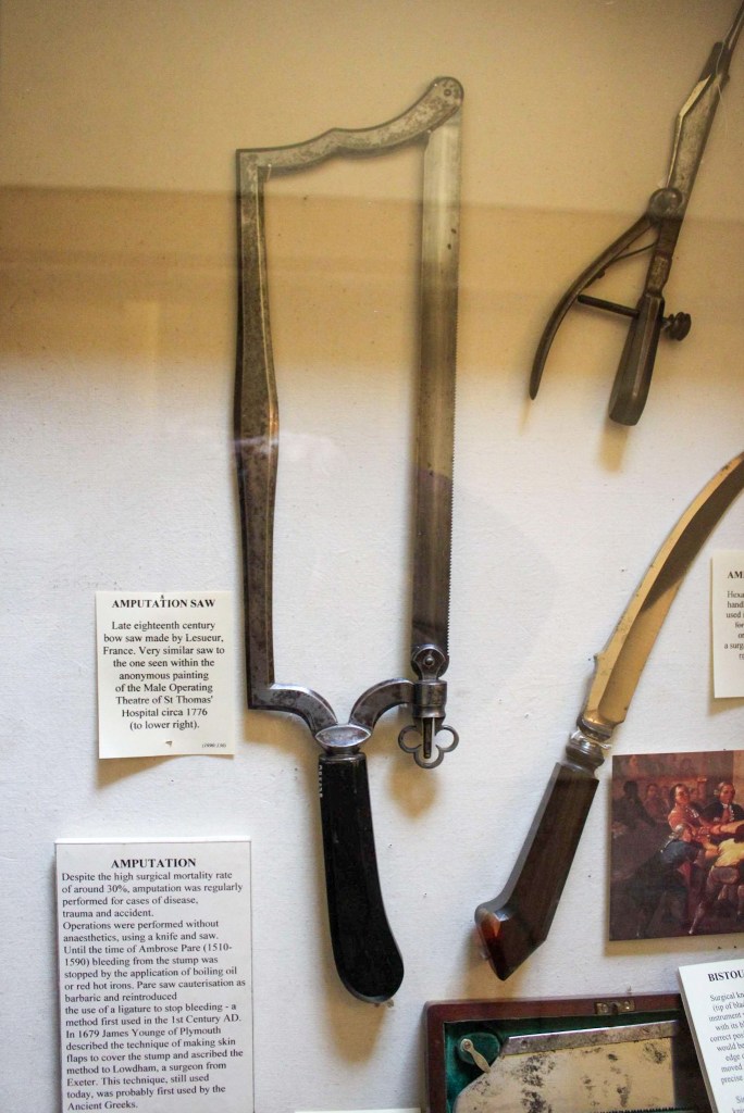 Old Operating Theatre and Herb Garret 18th century surgey