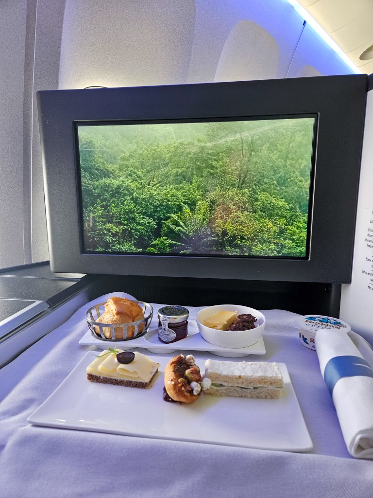 BA Business Class Food