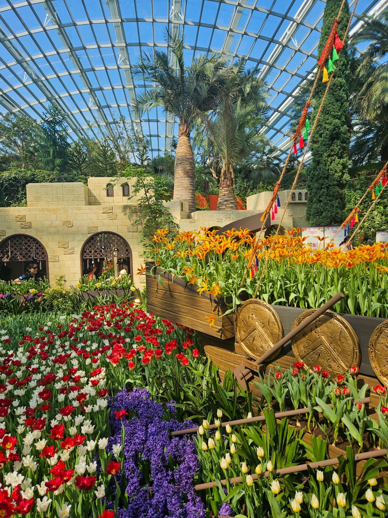 Flower Dome gardens by the bay